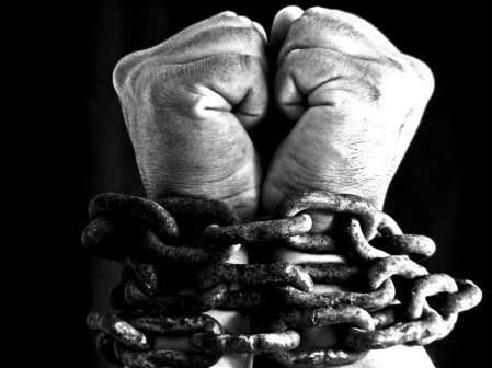 Chained hands